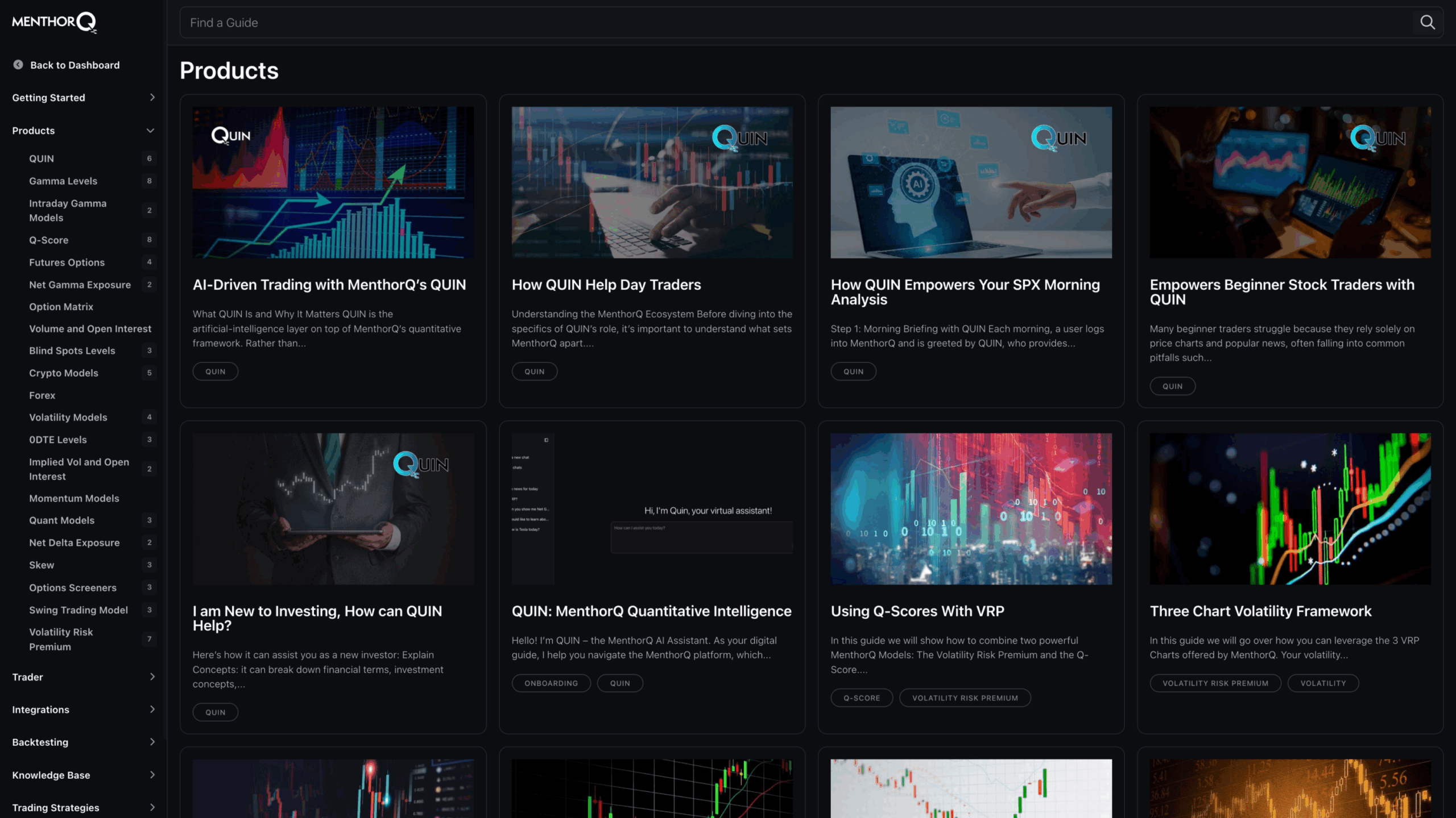 Start Free - Try our free trading tools - MenthorQ