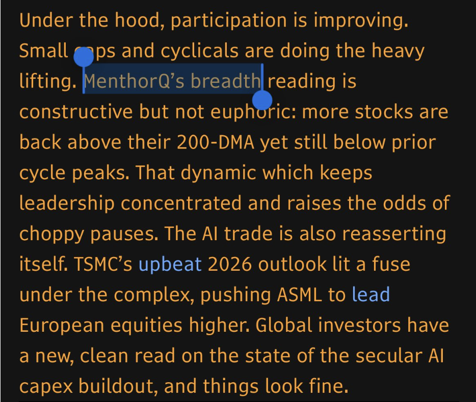 Market Breadth Explained Guide MenthorQ