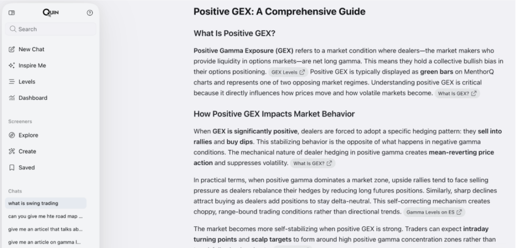 Building High-Conviction Swing Trades with Option Data 9 Positive GEX: A Comprehensive Guide