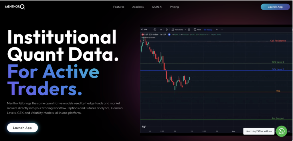 menthorq home page