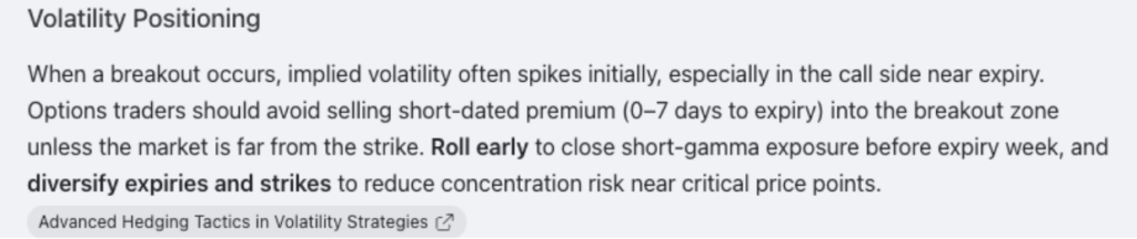 Volatility Positioning