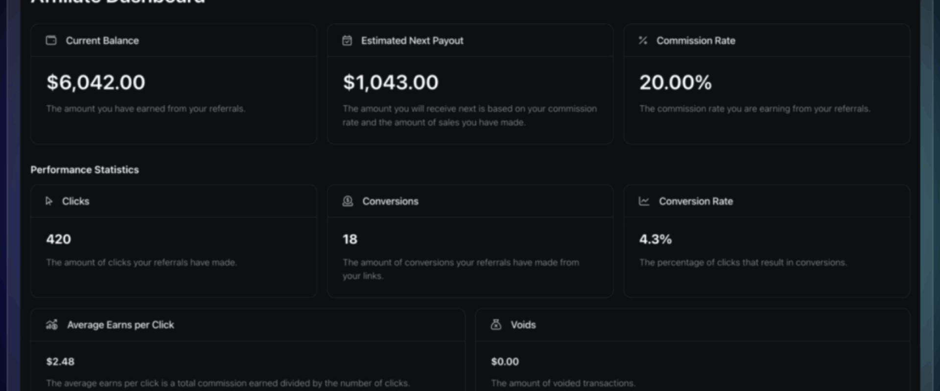 Affiliate Program Setup